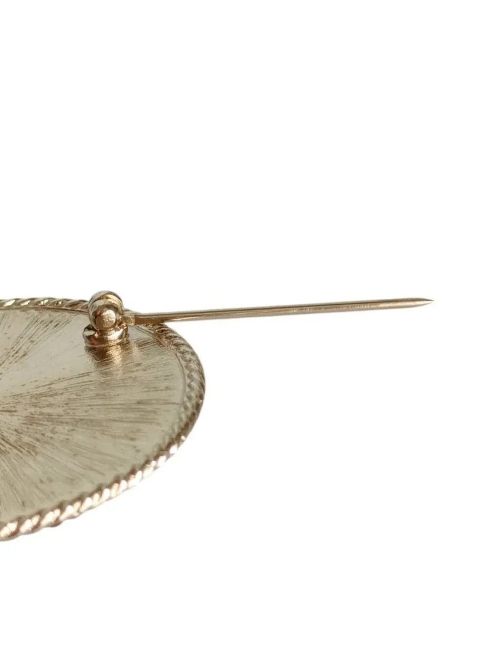 Chanel Pearl Motif Pin Brooch Gold